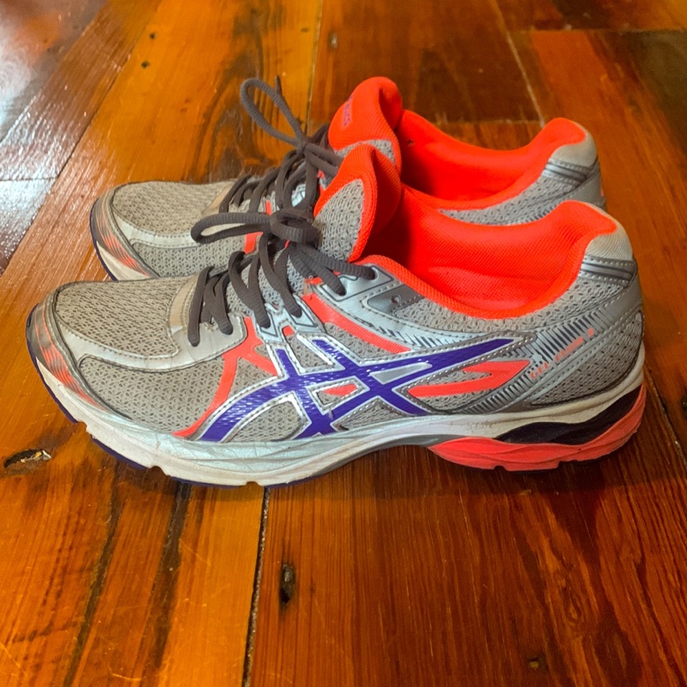 Asics Gel Flux 3 Women's Size 11 Orange Athletic Running Sneakers Shoes